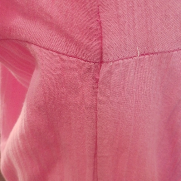 Simply Southern Pink Maxi Dress Women XXL 100% Cotton Full Skirt Pre-worn - Picture 11 of 12